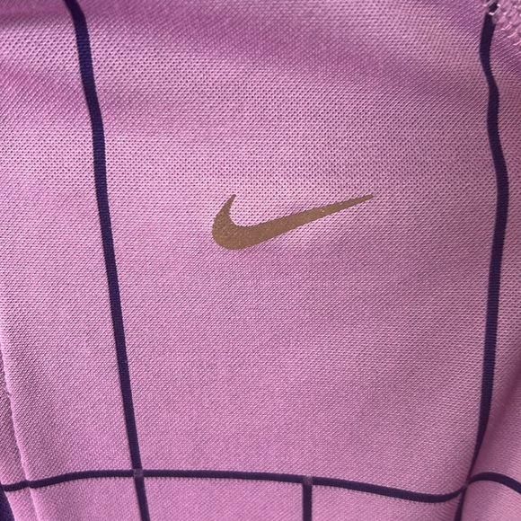 Nike Running DriFit purple long sleeve quarter zip running shirt women’s size M - Picture 4 of 12